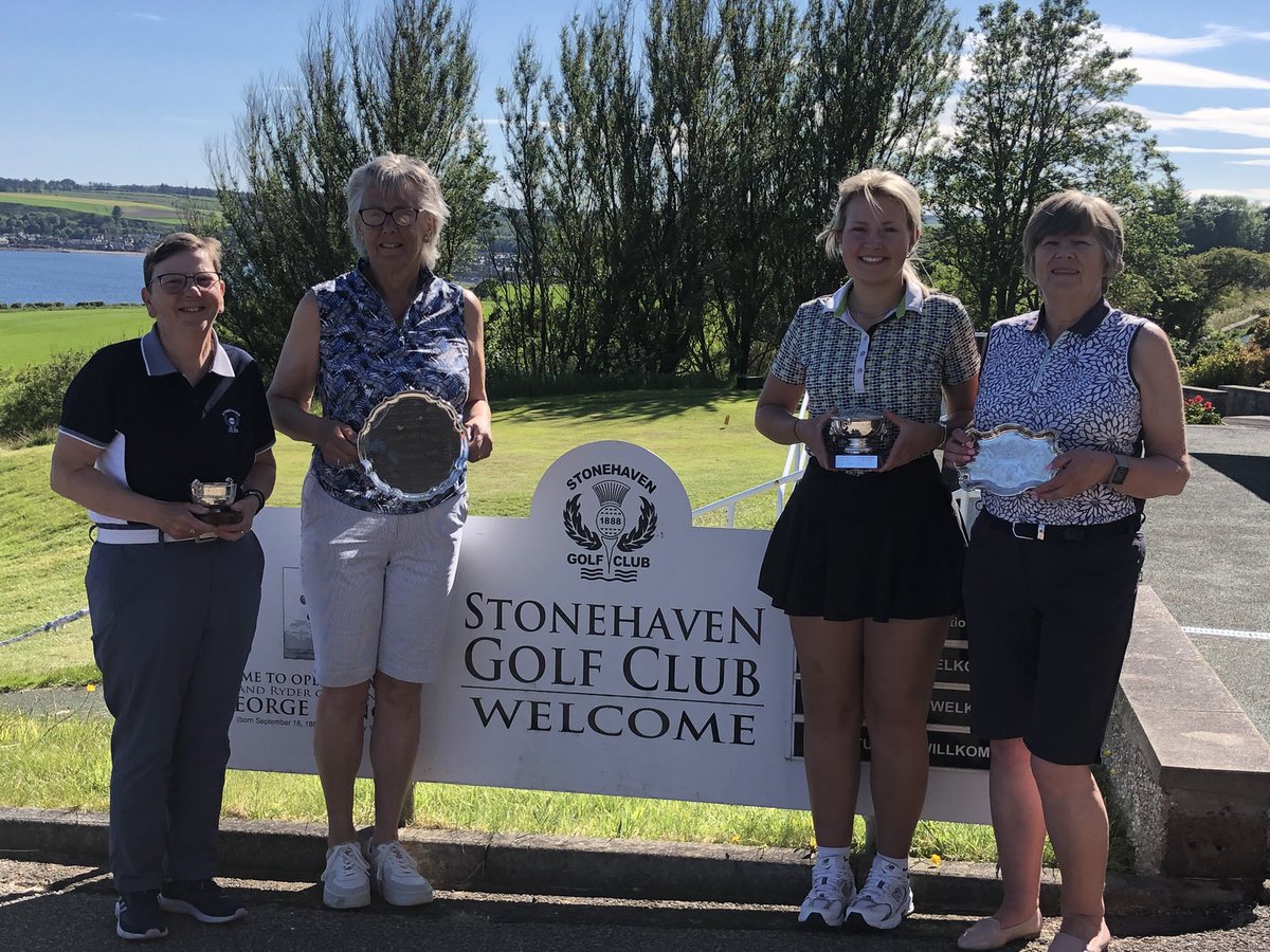 In the final round of the Ladies Championship <a href="/StonehavenGC/">Stonehaven Golf Club</a> on Sunday Fiona Sim retained her 2 shot lead over Erin Herd to win the title. Catherine Duncan won the Handicap Trophy and Jan Bradford won the Bronze Scratch Trophy. Well done to all 👏