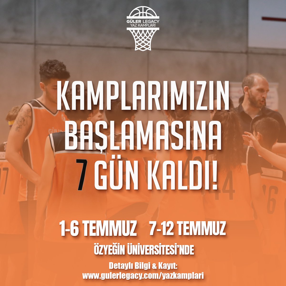 Genç basketbolcular, hazır mısınız? 🏀
Bu yaz kendinize güveninizi artıracak ve oyunda daha başarılı olmanıza yardımcı olacak teknikler öğrenin, basketbol becerilerinizi geliştirin, kendinizi keşfedin ve unutulmaz anılar biriktirin.
gulerlegacy.com/yazkamplari
#Basketbol #YazKampları
