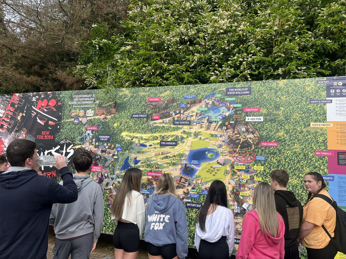 Our very first #ActivitiesDay <a href="/BerthaParkHigh/">Bertha Park High School</a> 
A midnight departure for the Senior <a href="/altontowers/">Alton Towers Resort</a> trip but we have arrived safe, rested (sort of!) and absolutely ready to roll. 🎢 #RC #HWB