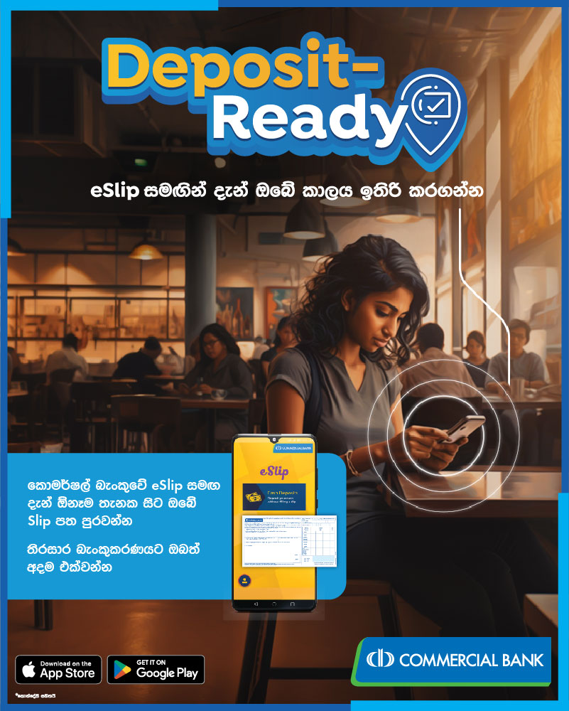 ComBank_LK's tweet photo. අදම ComBank App එක Download කරගෙන ඕනෑම තැනක සිට eSlip එක පුරවා, එය ඕනෑම කොමර්ෂල් බැංකු ශාඛාවකට ඉදිරිපත් කර ඉක්මනින් පහසුවෙන් ඔබේ මුදල් තැන්පතුව සිදුකරන්න.
Download කරගැනීම සඳහා - https://t.co/hPYXL2P4Bk
#ComBank #eSlip #paperlessbanking https://t.co/w6Ib7MH9sh