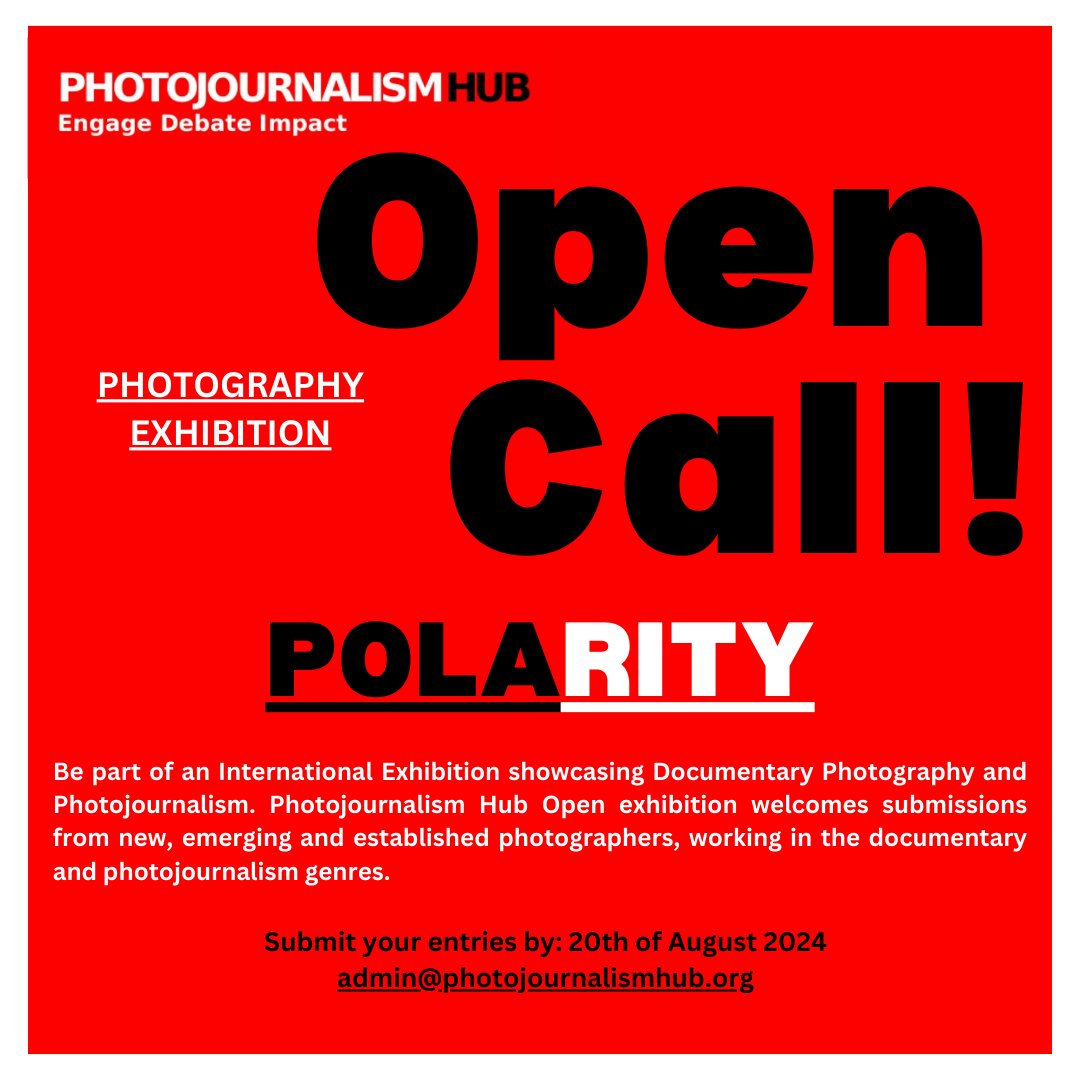 Photojournalism Hub (@pj_hub) on Twitter photo Photojournalism Hub Open '24 exhibition at the vibrant <a href="/SeaccFulham/">SEACCFulham</a> welcomes submissions from new, emerging and established photographers, working in the documentary photography and photojournalism genre. More info here: shorturl.at/PVtMT Photojournalism Hub Open '24 exhibition at the vibrant <a href="/SeaccFulham/">SEACCFulham</a> welcomes submissions from new, emerging and established photographers, working in the documentary photography and photojournalism genre. More info here: shorturl.at/PVtMT