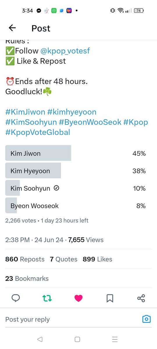 itsmeKrystala's tweet photo. @kpop_votesf #Kimsoohyun https://t.co/bUtMHqi57c