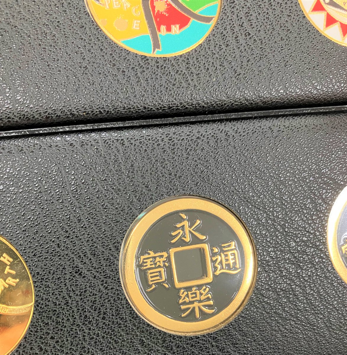 茶平工業　記念メダル　岐阜城　金華山ロープウェー(ロープウェイ) 永楽通宝 記念メダル の中でも、個人的に好きなデザインの「岐阜城」永楽通宝