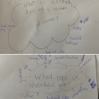 ARWPrimary's tweet photo. @savethechildrenuk #denday investigations have started. We used creative thinking skills to find out about natural disasters and thought about how thankful we are for what we have.
@ChurchinWales @EAS_Humanities #collaboration #inquisitive #wonder #raisingawareness https://t.co/1xnrKek7hy