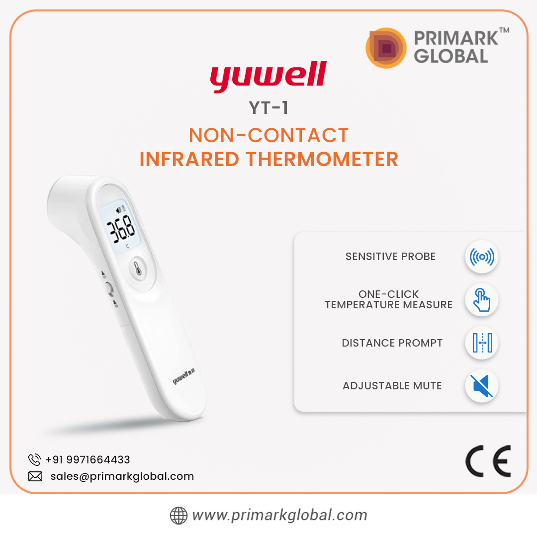 "Doctors and hospitals, ensure patient safety with the Yuwell YT-1 Non-Contact Infrared Thermometer. Reliable and hygienic temperature measurement for your practice.🩺 

#healthcareheroes #yuwellthermometer #medicalexcellence