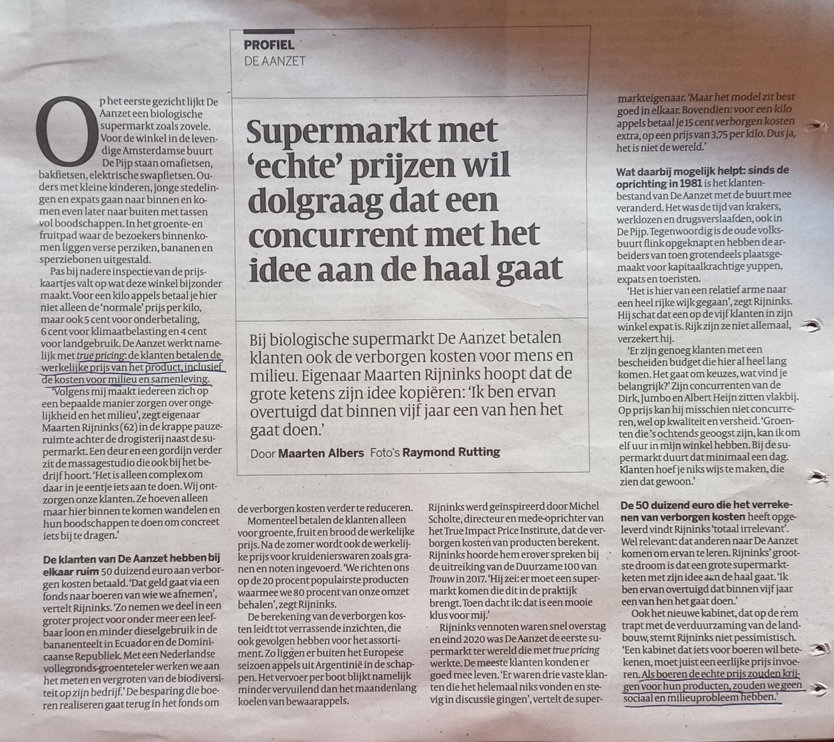 vetteviscom's tweet image. Hup Maarten #truepricing, let op laatste zin: