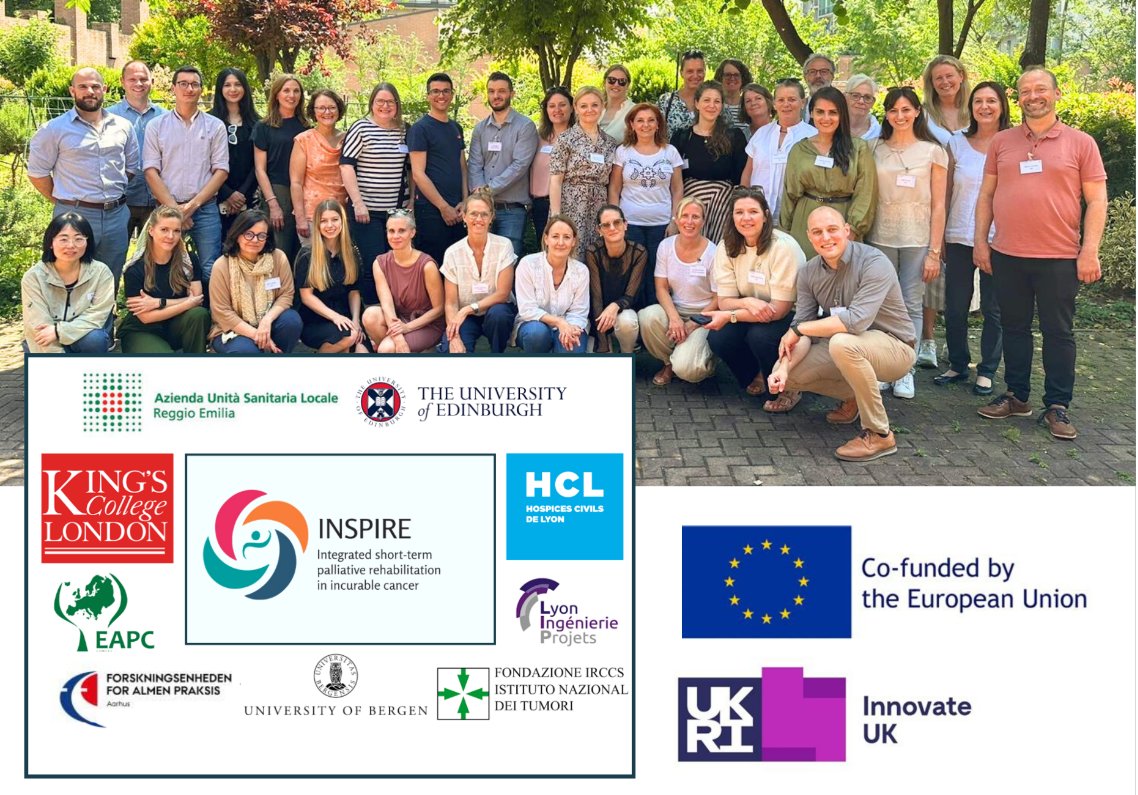 "Un projet financé par l'UE en position clé pour guider les futurs services intégrés de #soinspalliatifs et de réadaptation pour le #cancer"

Le consortium du projet européen INSPIRE a publié un communiqué de presse : lisez la version française ici
recherche.chu-lyon.fr/recrutement-in… 🇫🇷