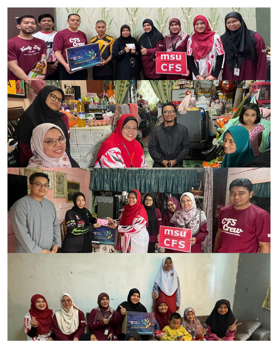 msumalaysiacfs's tweet photo. CFS & ICC with MSU Community Outreach Week 2024 πΊ
@msumalaysia
@iccmsuofficial
@msuscd
#MSUmalaysia
#MSUmalaysiaCFS
#CommunityOutreachWeek
#MajlisKorbanPerdana https://t.co/yKbCna0gaa
