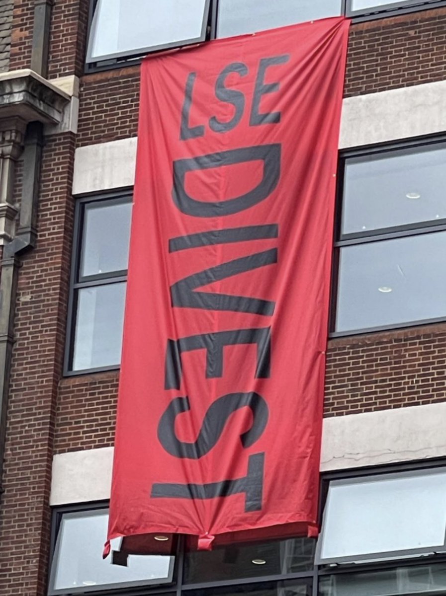 All eyes on LSE Council vote on #divestment on June 25. This is a chance for <a href="/LSENews/">LSE</a> to listen to calls from students &amp; staff to divest from investments related to fossil fuels, arms manufacturing and crimes against the Palestinian people shorturl.at/Gza6K #LSEDivest