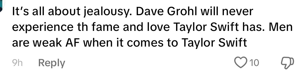 OhMyEmz's tweet image. saying dave grohl has never experienced fame and is jealous of taylor swift is either completely ignorant or you’re too young and are extremely uneducated 💀