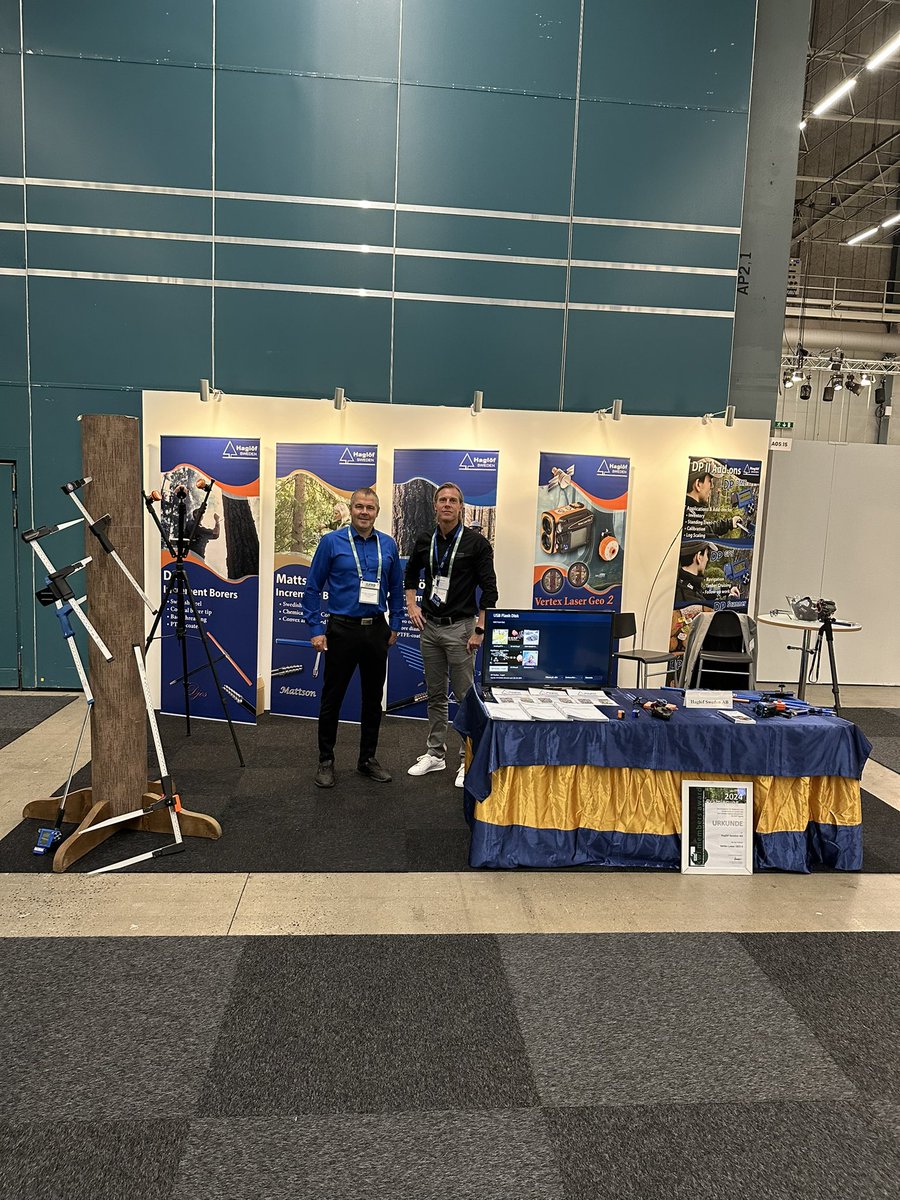 We are exhibiting at the 26th IUFRO world congress in Stockholm this week. Come by and visit us in our stand. #IUFRO #Forestry #measurement #sustainable #Forestandsocietytowards2050