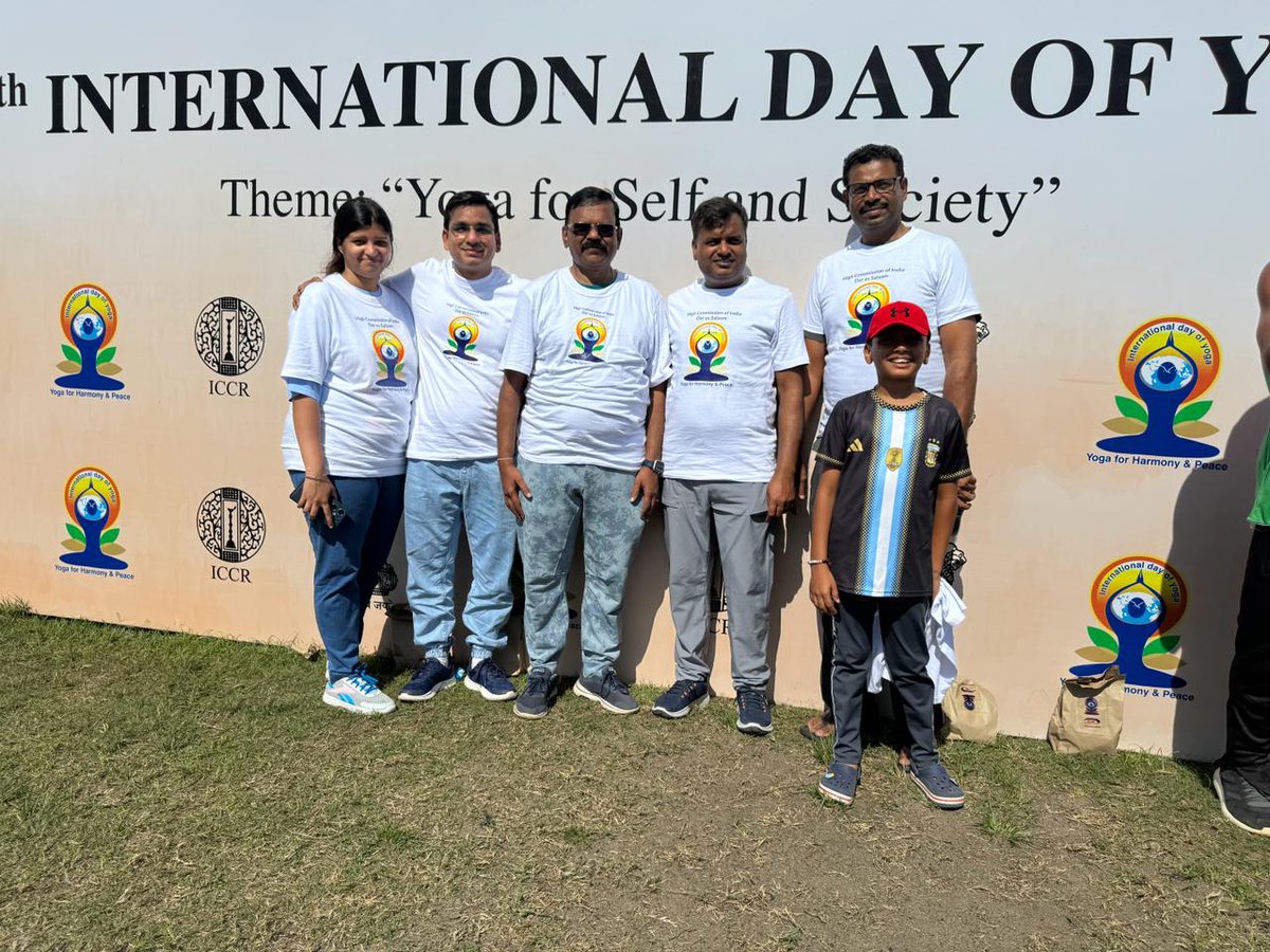 ICAI DSM participated in the 10th International Day of Yoga at Gymkhana Club, Dar es Salaam, Tanzania