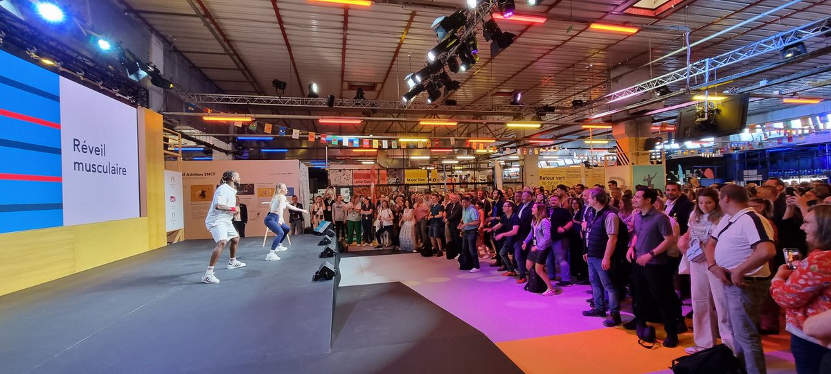 C'est parti pour un réveil musculaire 💪

#SNCF #VolontairesJO