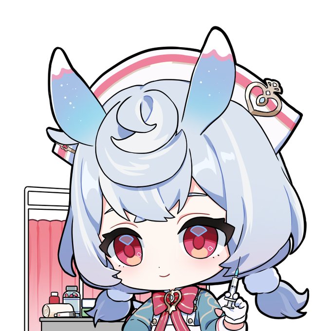 看護師長のシグウィンは患者を診察している

▼シグウィンの日常を間近で見てみよう
https://t.co/khAaIafyaz

#原神 #シグウィンの日常

