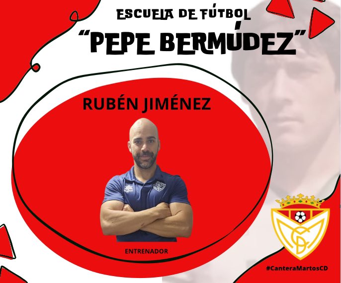 martoscdcantera's tweet photo. 💥RENOVACIÓN‼️ 

Rubén Jiménez, seguirá inculcando de valores deportivos a los más peques de nuestro club. 

La escuela de fútbol “Pepe Bermúdez” seguirá iniciando en la práctica deportiva a los jóvenes que empiezan a sentirse identificados con el balón ⚽️ 

#LAPASIONQUENOSUNE https://t.co/k2Us5KECzc