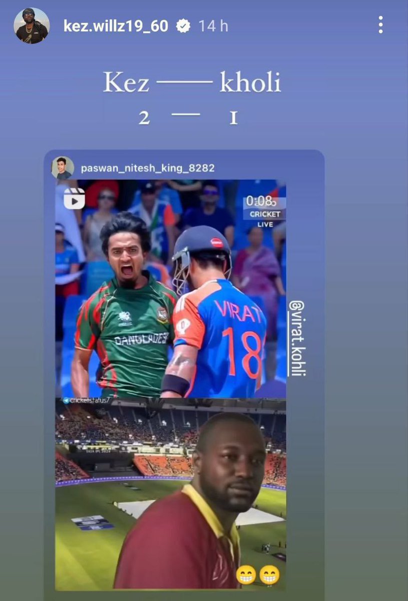 MSD__forever's tweet photo. Ohh Bhaii😭😭
#viratkohli #GTArbitrum #MondayMotivation #t20worldcup #hamitaltıntop #kezzwills #williams  #icc #fight #Formula1 #kezz.willz #indvsaus https://t.co/7jCVpgFZeZ