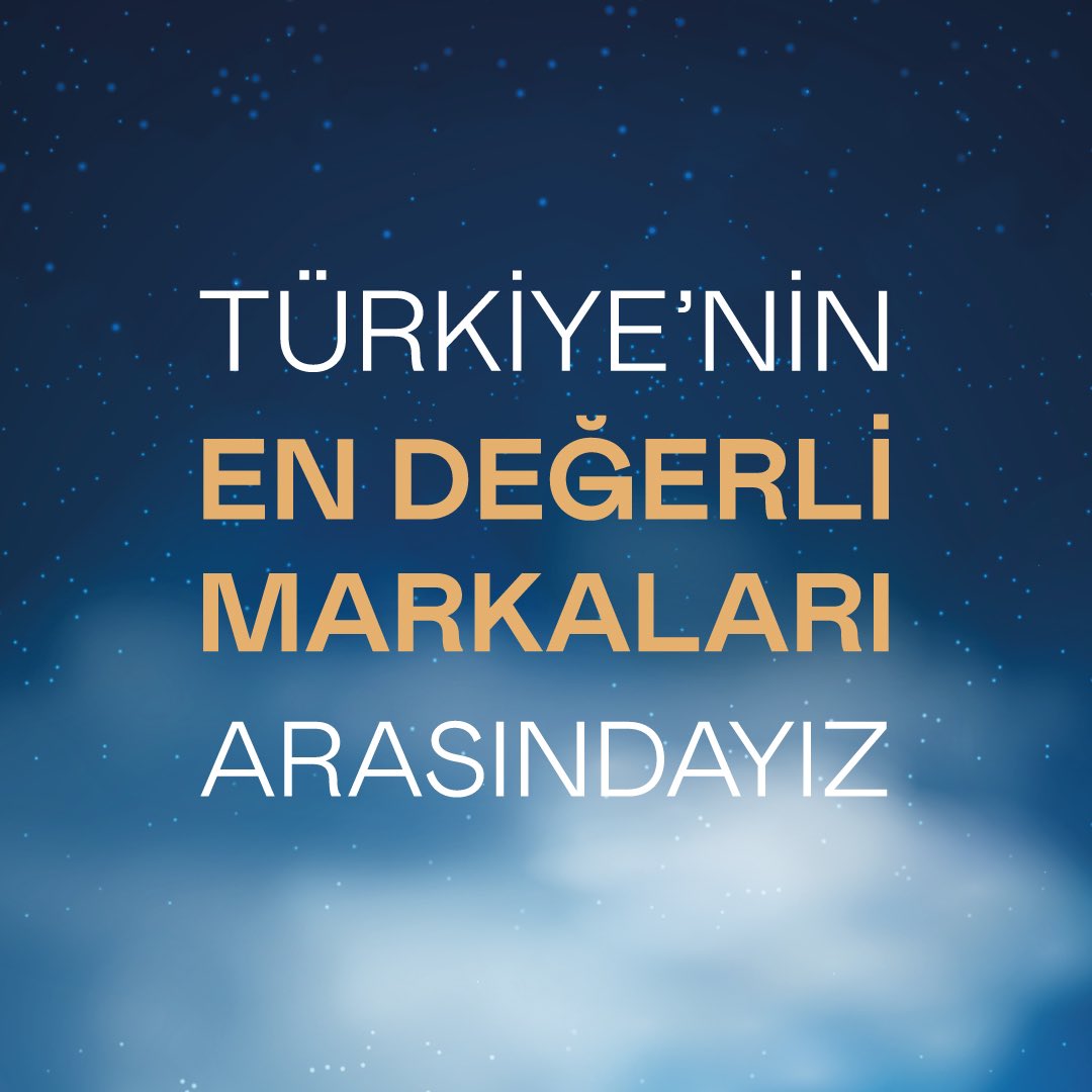 Uluslararası marka değerlendirme kuruluşu Brand Finance'ın “Türkiye'nin En Değerli Markaları” listesinde 2024 yılında da yer almaktan gurur duyuyoruz.