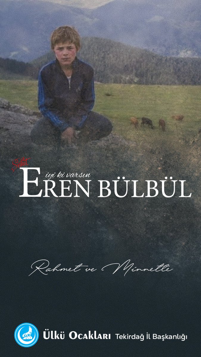 Türk balası kurt olur, yeri gelir vatanı için Şehit olur!

#iyikivarsınEren