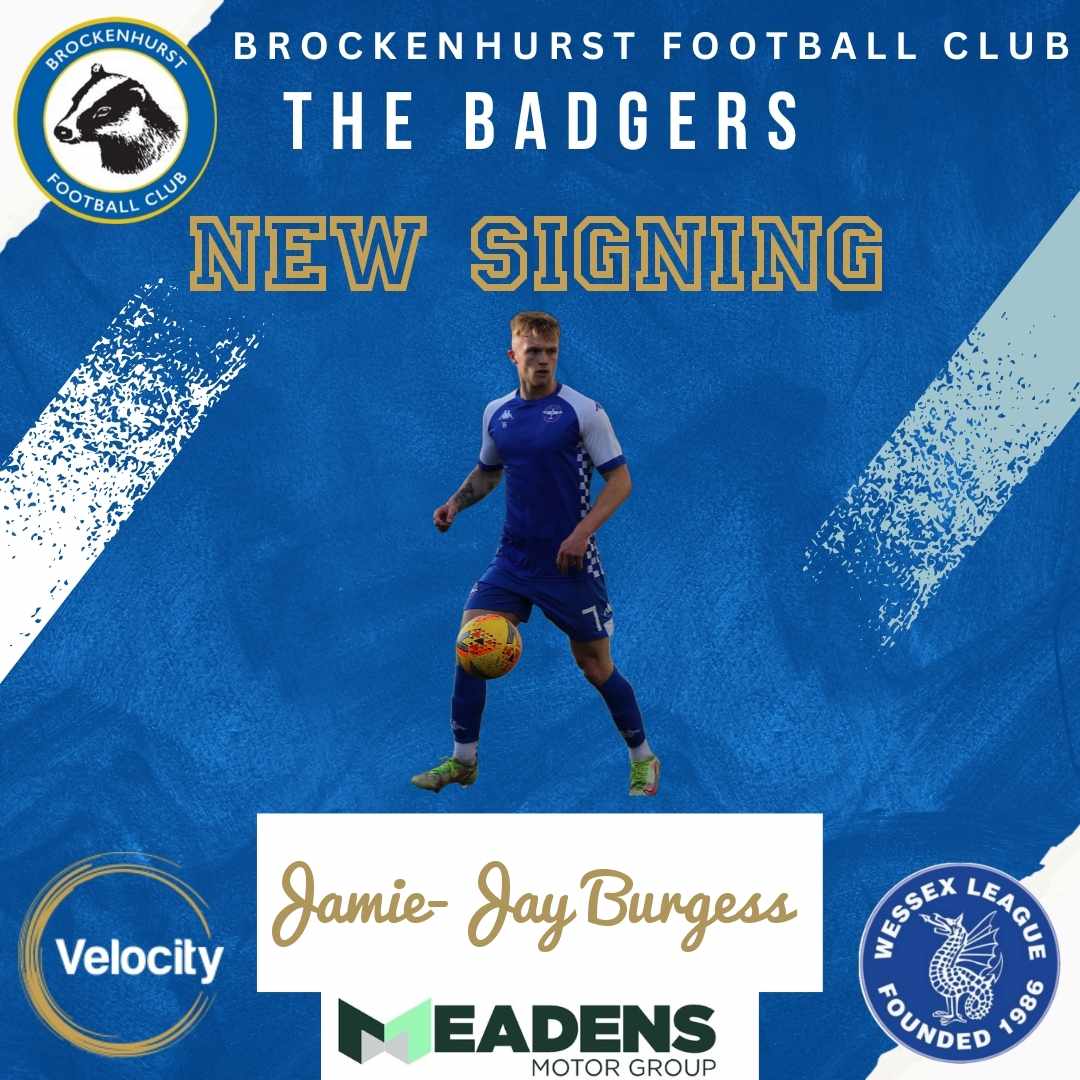 🚨1ST TEAM NEW SIGNING 🚨

4th New Signing is <a href="/jamiejburgess8/">Jamie-Jay Burgess</a>

Full Back/Winger JJ joins us after spells <a href="/WimborneTownFC/">Wimborne Town FC</a>
&amp; <a href="/O_BournemouthFC/">Bournemouth FC</a> &amp; also <a href="/HambleFC/">Hamble Club FC</a> &amp; <a href="/EastleighFC/">Eastleigh FC</a>

An exciting player who has plenty of energy &amp; work rate. We can't wait to see him in action

Welcome JJ 🦡