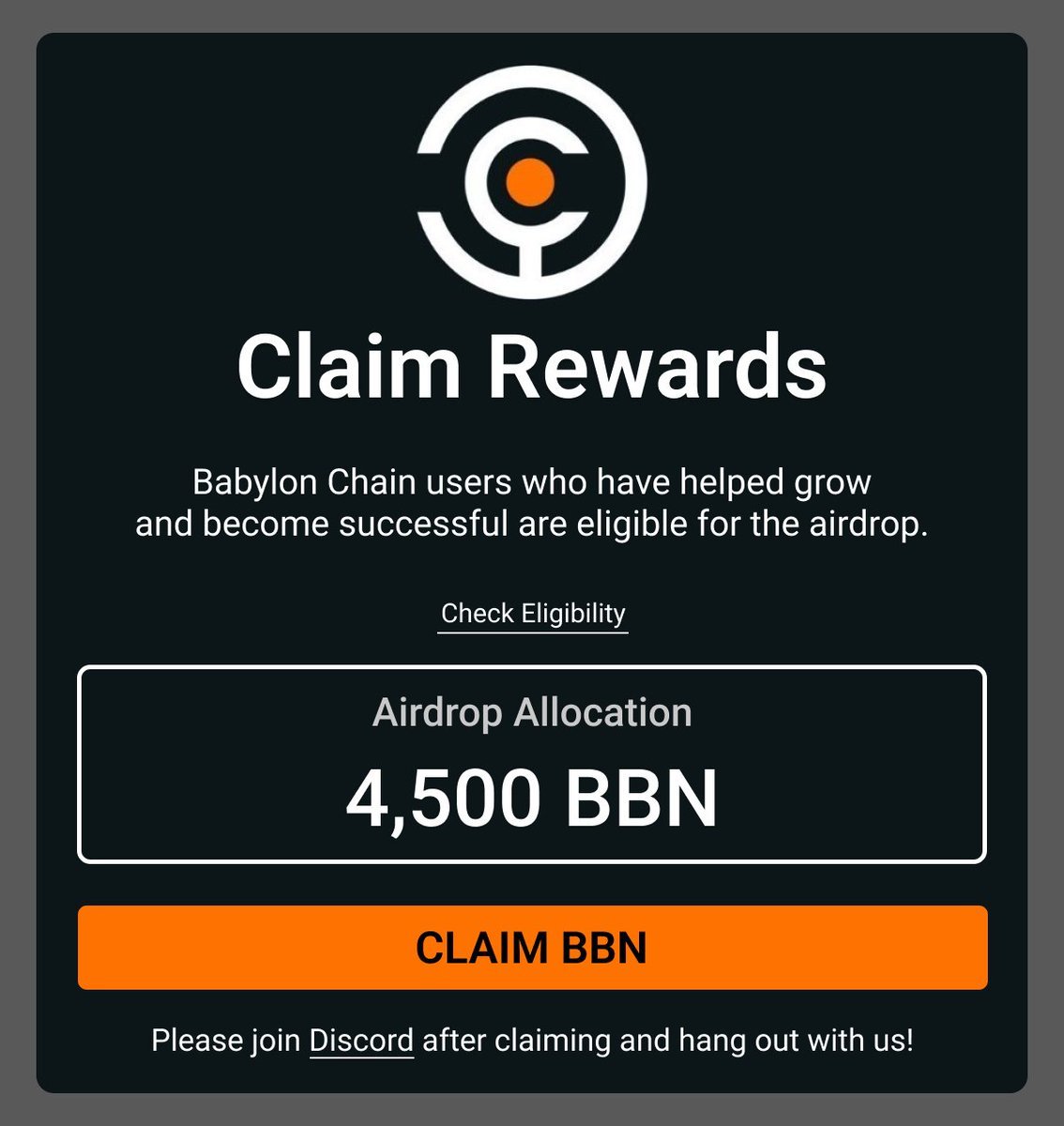 Babylon Testnet-4 即将结束，现在还有机会获得$BBN 空投🪂 抓住最后的免费空投机会，免得以后后悔！ 💵成本：$0  💰奖励：$4,000+ ⏳时间：15分钟空投指南🧵👇 #空投#空投教程#空投线程#