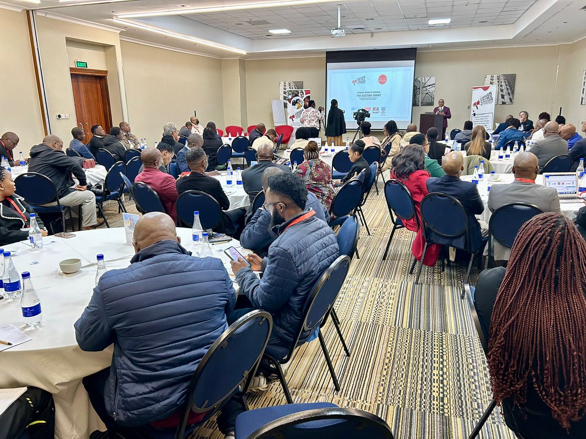 Our FOE Pre-Elections summit is underway in Gaborone, Botswana where close to 100 delegates are gathered to discuss the importance of FOE and ATI during the election period.