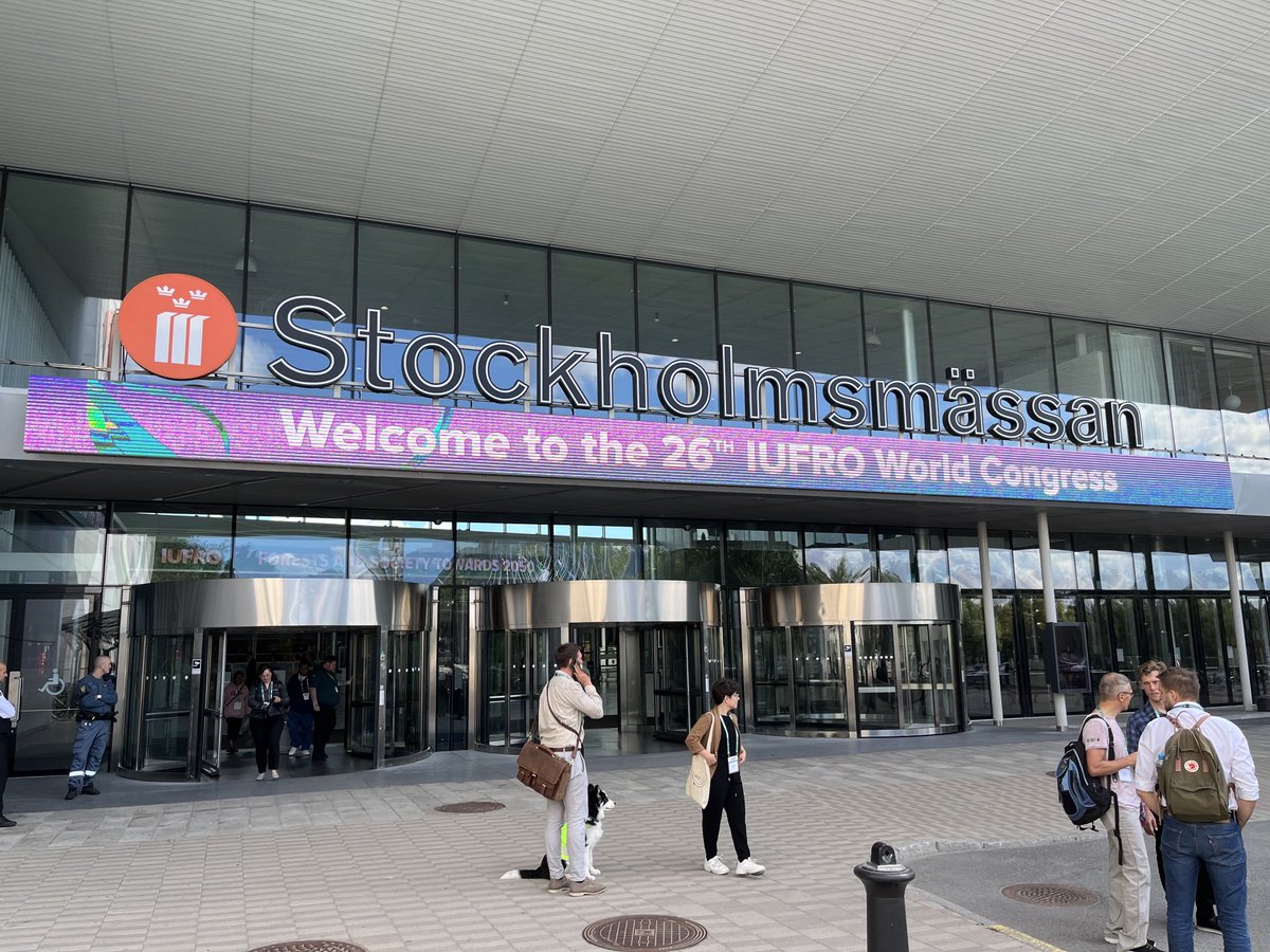 Great to be at the IUFRO world congress again!