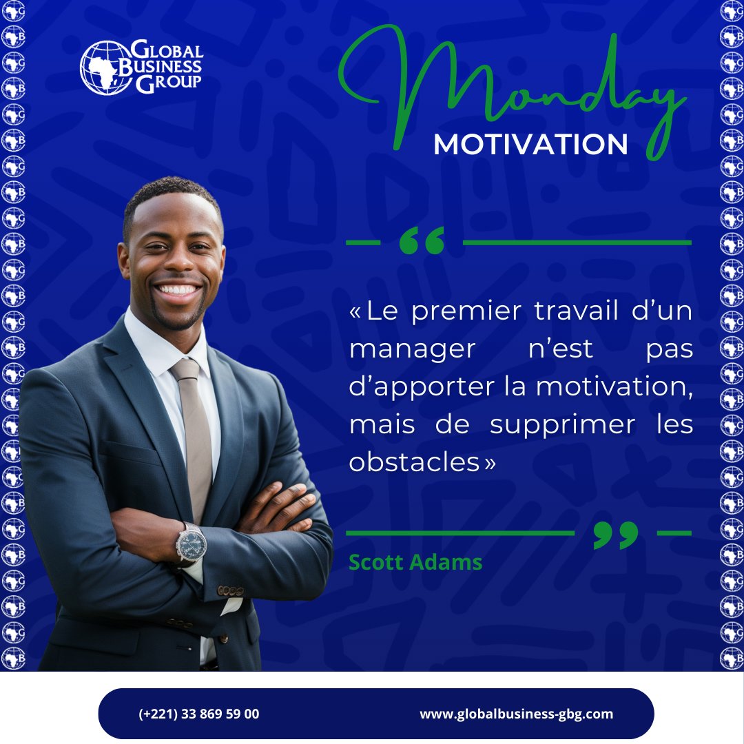 Global_GBG's tweet photo. #mondaymotivation
« Le premier travail d’un manager n’est pas d’apporter la motivation, mais de supprimer les obstacles » (Scott Adams)
On recrute !
https://t.co/yb8ranyYKD
#offredemploi #hiring
#GBG
#RH
#ingenieurs
#data
#ops
#agence
#agenceinterim
#interimaire https://t.co/9HTLmzbnCY