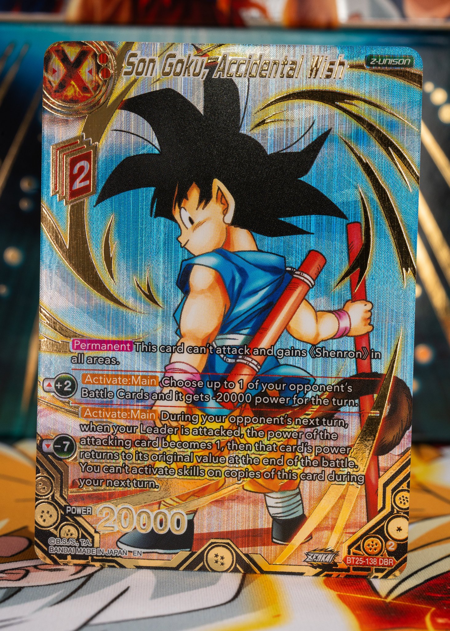 Ferocious Strike SS Son Goku FOIL Dragon Ball Super Card