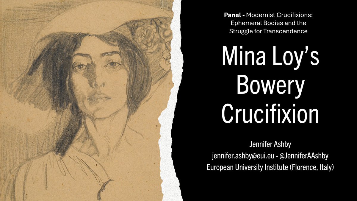 JenniferAAshby's tweet image. This #ModWrite I am editing my #EphemeralModernisms @modernistudies presentation, 'Mina Loy's Bowery Crucifixion', for the Modernist Crucifixions Panel with @elenavalli42 &amp;amp; @RyanOShea42!