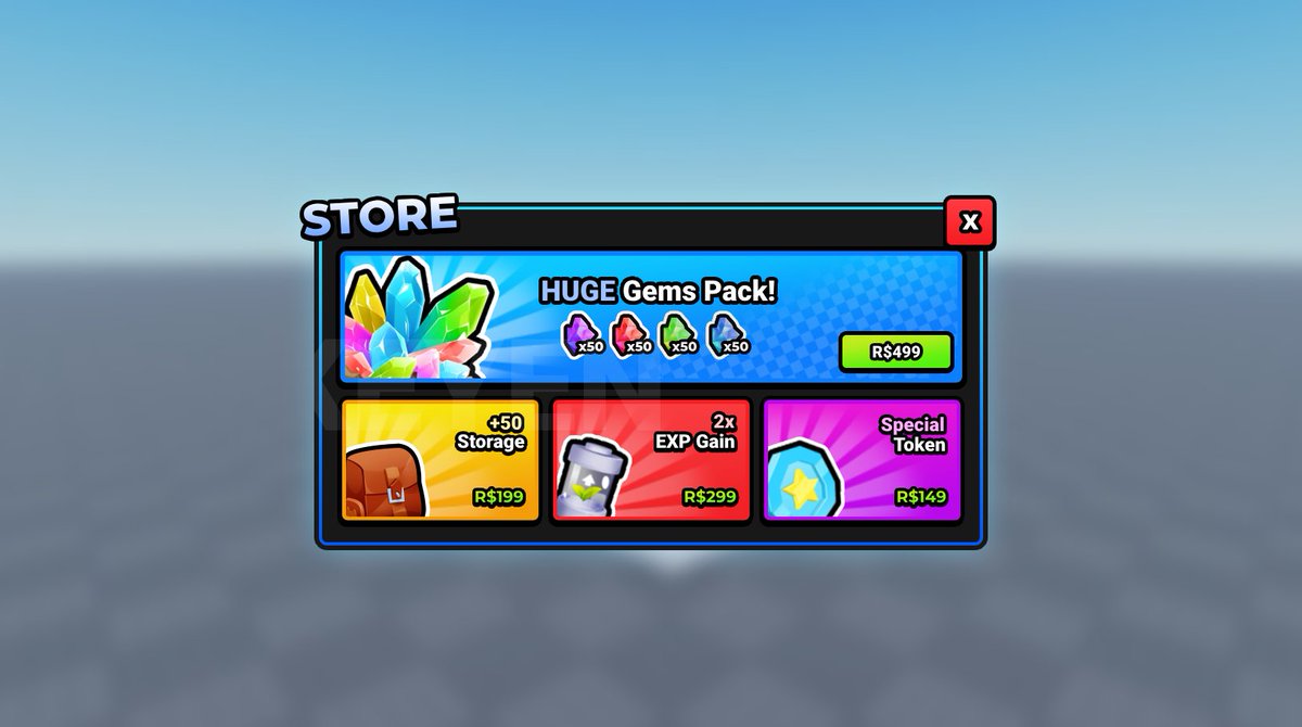 KeyenUX's tweet photo. Cartoony Store UI! 💫

📨Want to order? ⏤ kuhyean

#Roblox #RobloxGFX #RobloxArt #RobloxDev #RobloxUI https://t.co/5SEps0aJW8