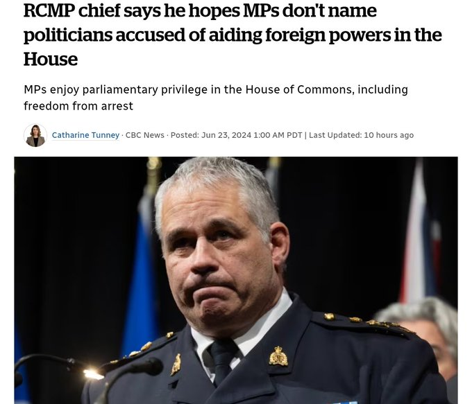 It's official, the RCMP is protecting criminals.