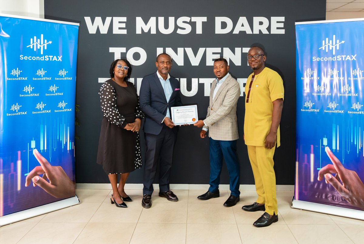 secondSTAX's tweet photo. @SecondSTAX is now an Associate Member of the @gsiaonline Ghana Securities Industry Association (GSIA). 

Joining GSIA strengthens our commitment to ethical business practices, investor protection, and market development in Ghana.

Stay tuned for more updates!

#SecondSTAX #GSIA https://t.co/wrp2bYOeKS
