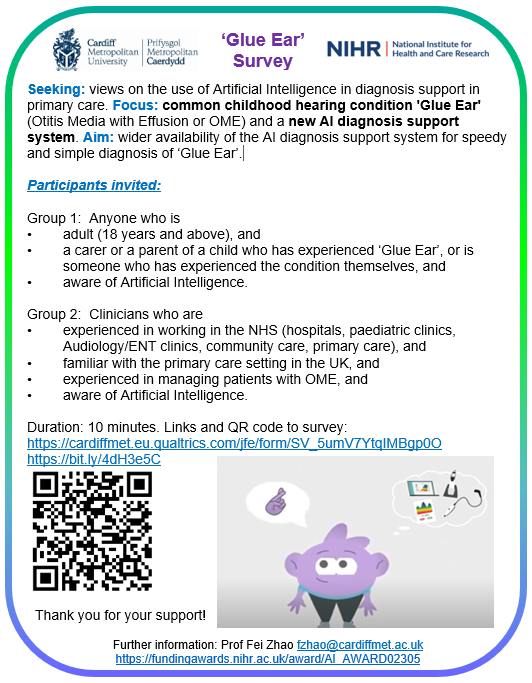 NatureResearch_'s tweet photo. Survey: Views on Glue Ear &amp; AI?✨People's views help enable a fast, highly accurate Glue Ear diagnosis system in healthcare. https://t.co/NUBqiLdRZD Pls spread word ❤️ @LuisAdrianoUK @turquoiselau @pinkyandrexa #otitismedia #otitis #pediatrics #ome #glueear #audiology #wellbeing https://t.co/9fNjzU0gv8