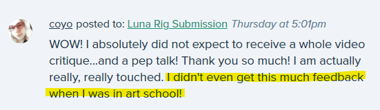 Shout out to my colleague and buddy, Wayne (<a href="/moonstringanim/">Wayne Dixon ( @waynedixon@mastodon.art )</a>), for the years of top-tier feedback he's given <a href="/cgcookie/">CG COOKIE</a> students. If you've ever submitted an exercise to one of Wayne's courses, you know. Absolute legend.