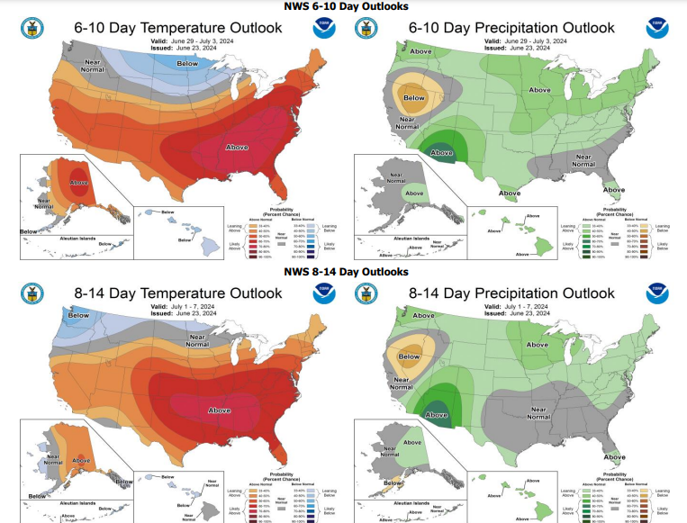 federicomorixe's tweet image. 📢 Atención, #SOJA #SOYA: 🌧️ 
Fundamentos del mercado a corto plazo:  

Las lluvias recientes en el Medio Oeste de EE. UU. están generando preocupación por inundaciones en zonas clave de producción de soja. Aunque el mercado ha reaccionado con un ligero rebote, se espera que el