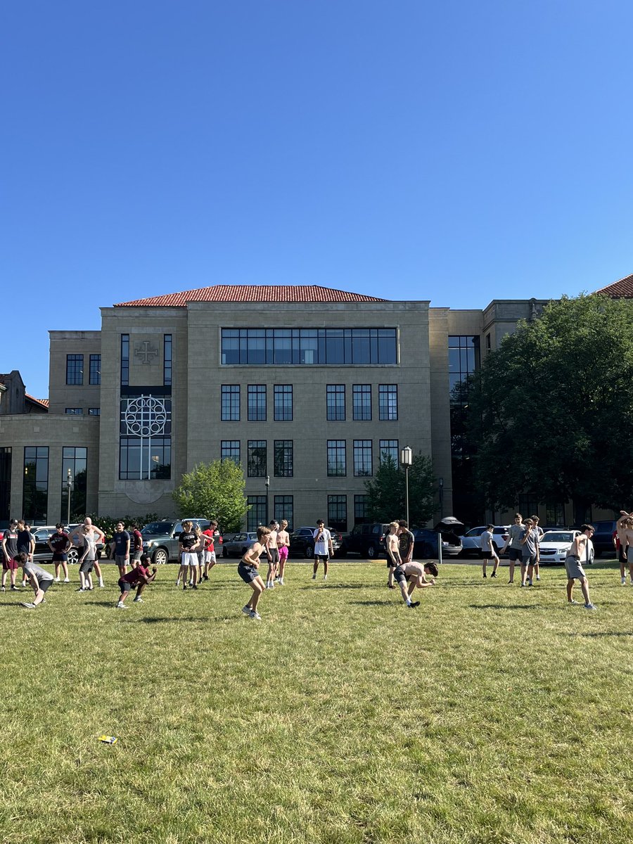 Beautiful morning at the High! Hockey summer program is beginning week two.
<a href="/UofDJesuit/">U of D Jesuit</a> <a href="/UDJHockey/">U of D Jesuit Hockey</a> <a href="/UDJCubs/">UD Jesuit Athletics</a>