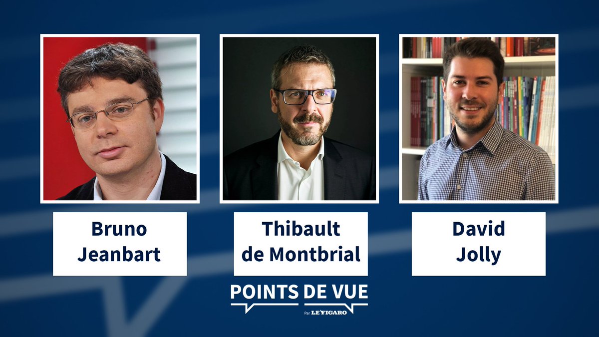 LeFigaroTV's tweet photo. 🔵Dans #PointsdeVue :
➤ @bjeanbart, vice-président d'@opinionway
➤ @MontbrialAvocat, président du centre de réflexion sur la sécurité intérieure
➤ David Jolly, fondation Antoine de Saint Exupéry
Retrouvez-nous demain à 6h et 13h sur @LeFigaroTV! https://t.co/mc9ZV8PJwq