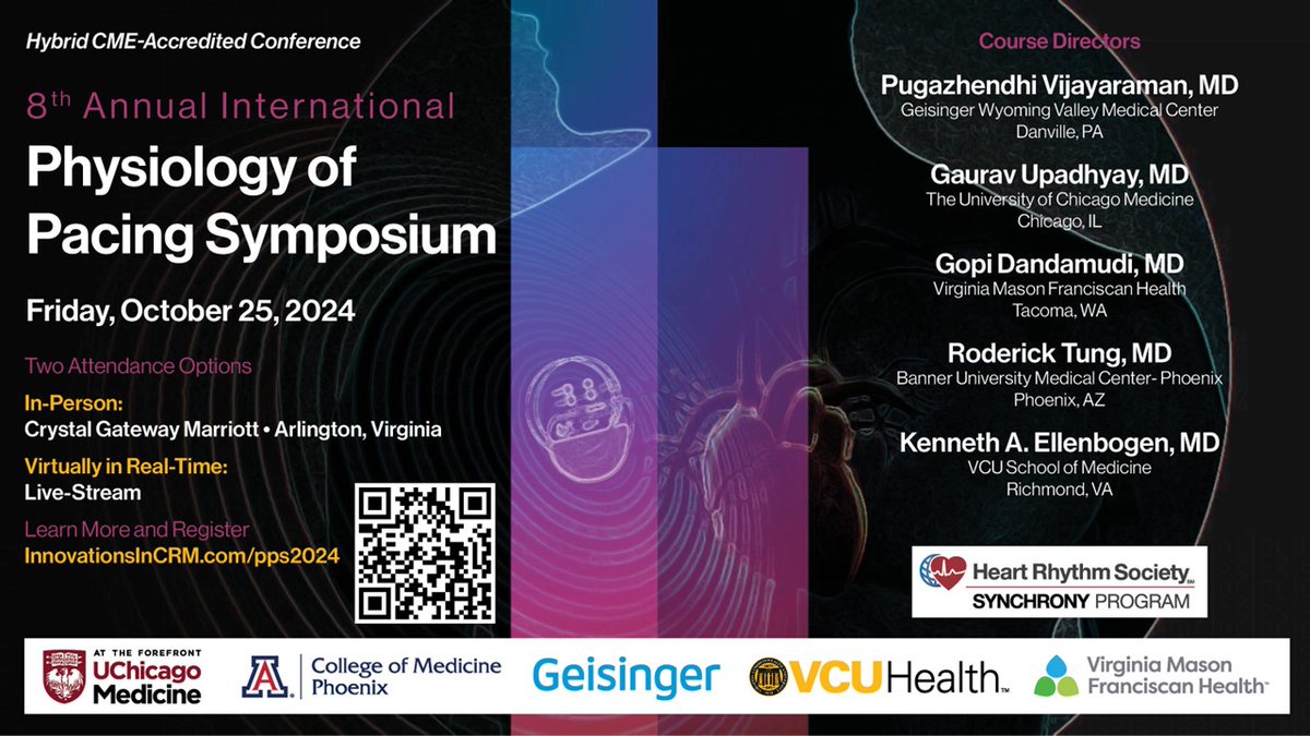 JICRM (@jicrm) on Twitter photo #EPeeps Register for the 8th Annual International Physiology of Pacing Symposium. Join us on Oct 25 @ the Crystal Gateway Marriott or on the real-time live stream. Learn More @ innovationsincrm.com/pps2024 <a href="/pvijayaraman1/">hisdoc</a> <a href="/DrRoderickTung/">Roderick Tung</a> <a href="/KennethEllenbo1/">Kenneth Ellenbogen</a> <a href="/GDandamudiMD/">Gopi Dandamudi</a> <a href="/gauravaupadhyay/">Gaurav A. Upadhyay</a> #EPeeps Register for the 8th Annual International Physiology of Pacing Symposium. Join us on Oct 25 @ the Crystal Gateway Marriott or on the real-time live stream. Learn More @ innovationsincrm.com/pps2024 <a href="/pvijayaraman1/">hisdoc</a> <a href="/DrRoderickTung/">Roderick Tung</a> <a href="/KennethEllenbo1/">Kenneth Ellenbogen</a> <a href="/GDandamudiMD/">Gopi Dandamudi</a> <a href="/gauravaupadhyay/">Gaurav A. Upadhyay</a>