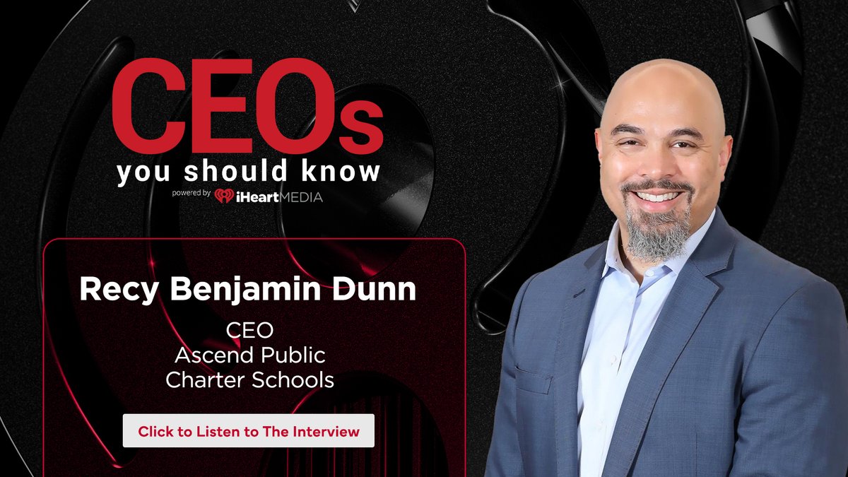 The episode of #CEOsYouShouldKnow features <a href="/recybdunn/">recy benjamin dunn</a>, CEO of <a href="/ascendschools/">Ascend Public Charter Schools</a>! 📚 Explore how #Ascend, Brooklyn's largest charter school network, empowers nearly 6k students across 17 locations with a commitment to diversity, equity, inclusion, and anti-racism. Listen now! 🎧