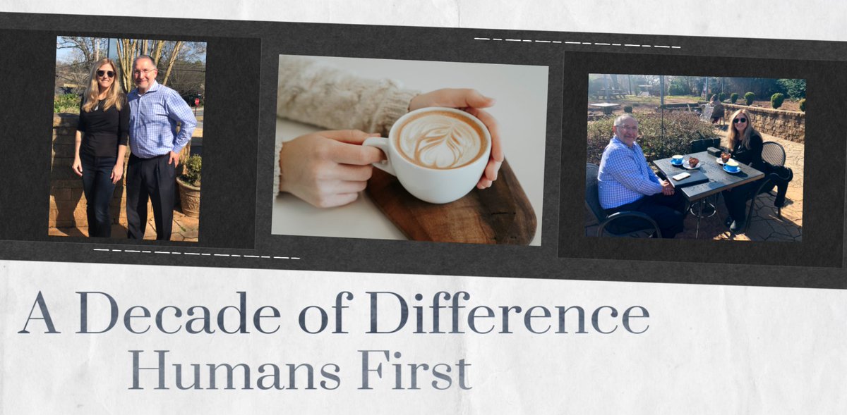 StressFreeKids's tweet image. Perfect weather, delicious coffee, and enjoying heart-to-heart conversations with Kevin Monroe about life, work, and the #humansfirst hangout. #decadeofdifference