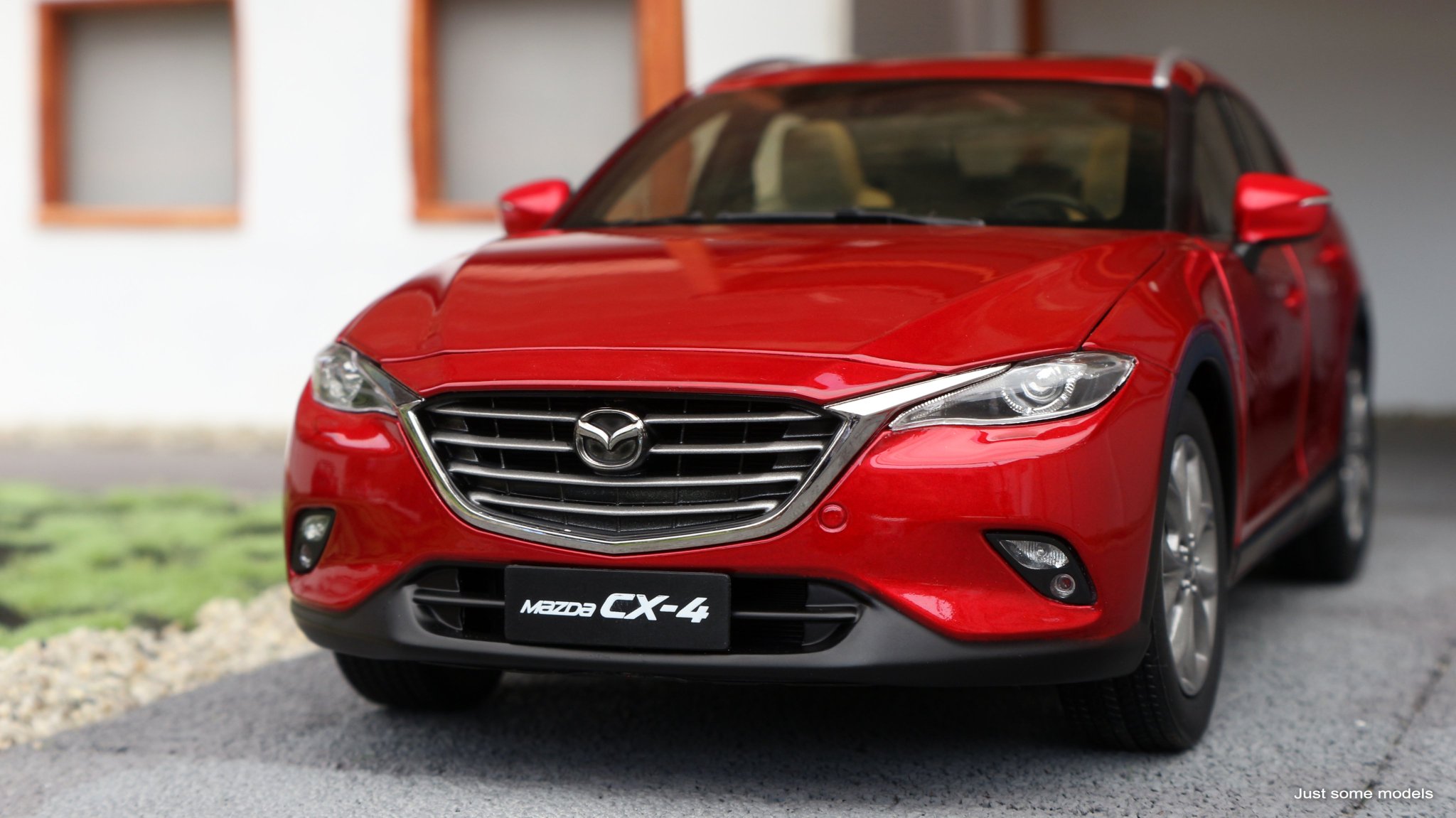ミニカー　1/18 MAZDA CX-4(レッド) 「魂動 KODO：SOUL of MOTION」 一汽マツダ特注 [YC4CB0101] Original Authorized Authentic alloy 1/18 Mazda CX-4 red