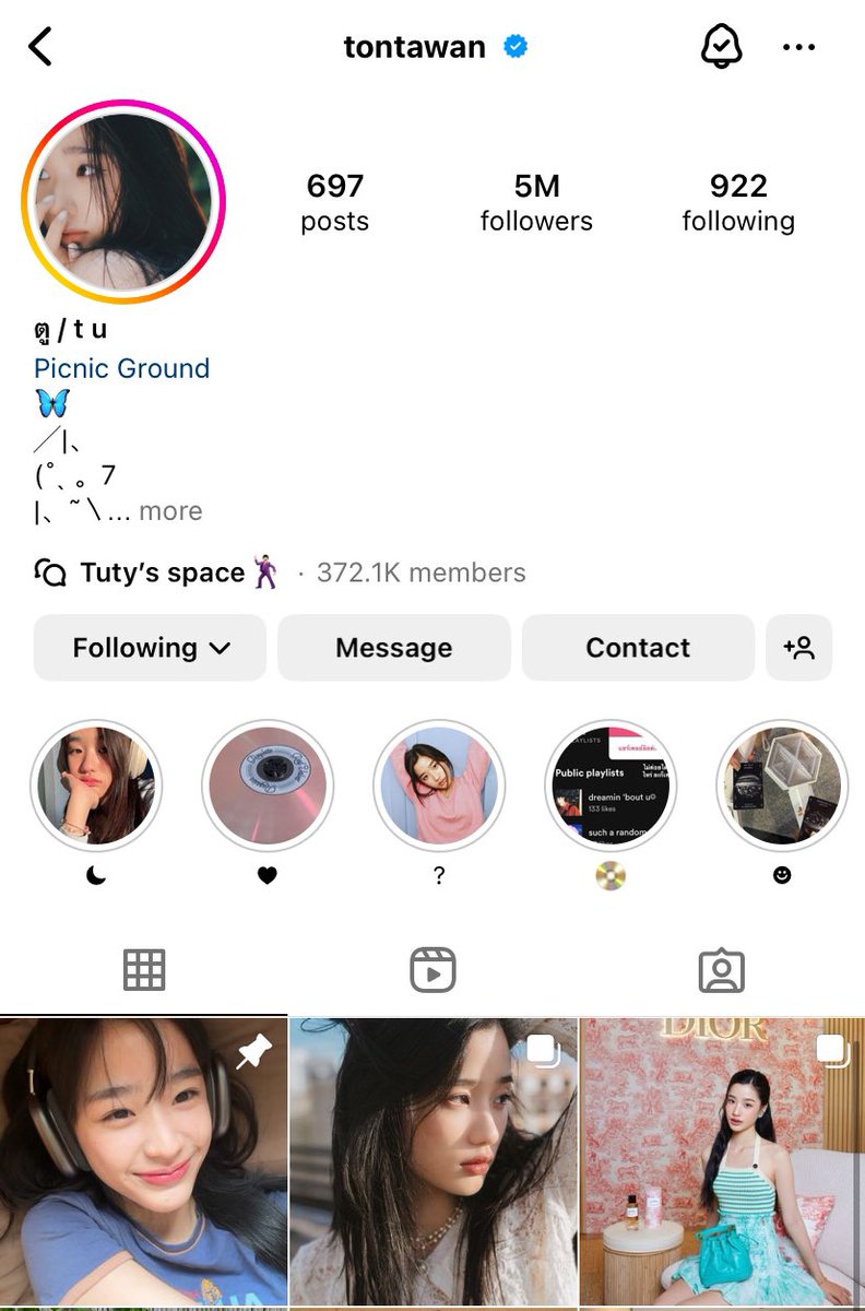 ✨Congrats! <a href="/tontawan_t/">ㄸu</a> 
 for 5M followers on IG ✨

#5MTogetherwithTU
#tontawan
#GMMTV