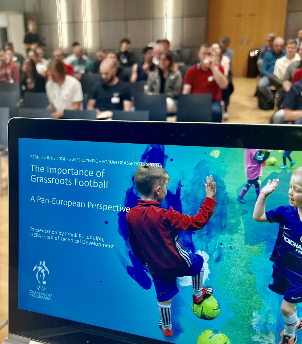 The Importance of #Grassroots #Football ⚽️ #UEFAgrassroots - pleased to have shared today at the premises of #swissolympic with their technical development experts across different sport disciplines our pan-European approach and vision
