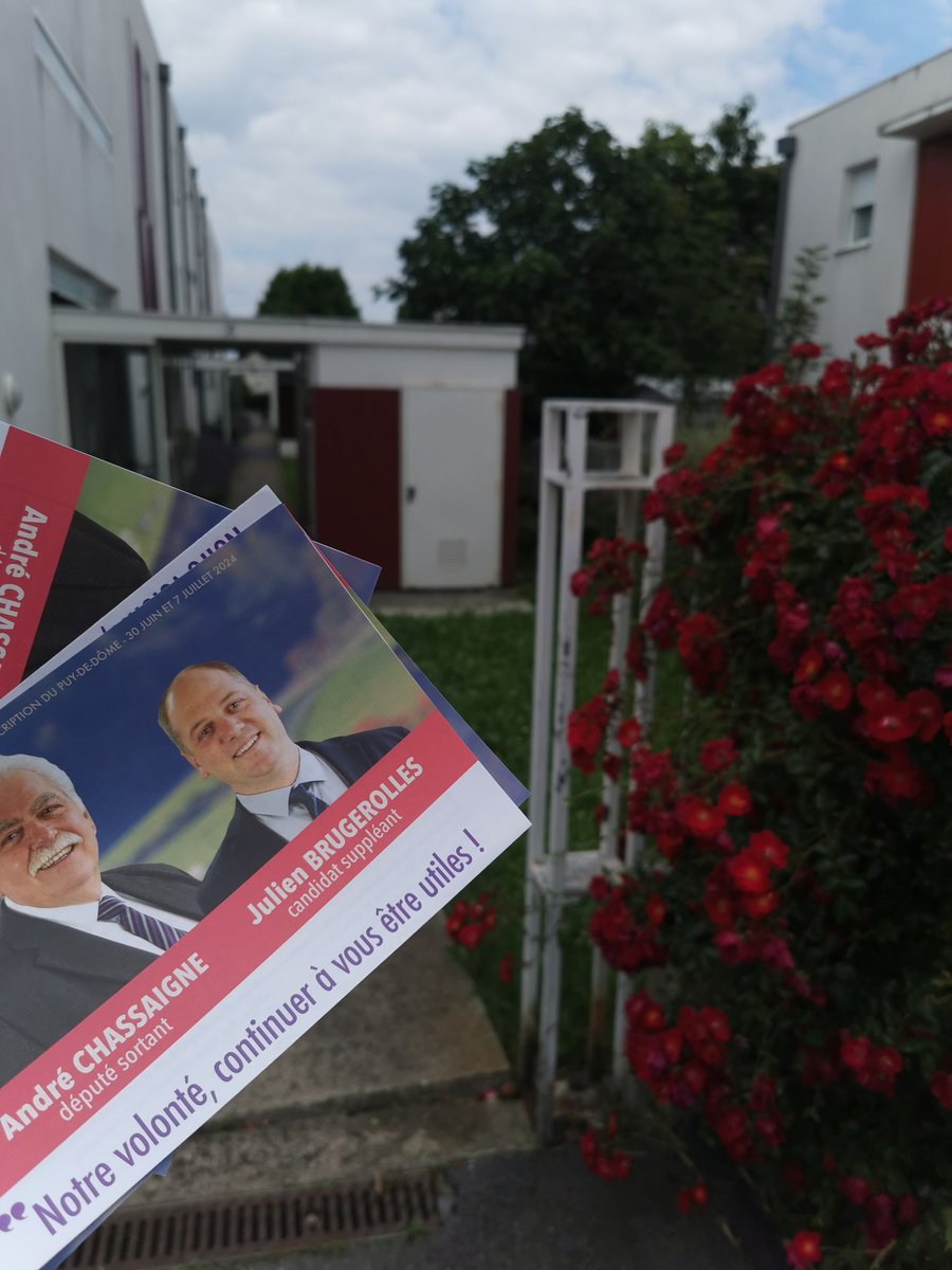 📍À #Lempdes #circo6305 les campagnes se suivent et, gage de notre proximité, seule notre organisation distribue encore.

📩 Le 30 juin votez et faites voter <a href="/AndreChassaigne/">André Chassaigne</a> et <a href="/JuBrugerolles/">Julien Brugerolles</a>

#LegislativesAnticipées2024
#nouveaufrontpopulaire #LegislativesAnticipées2024