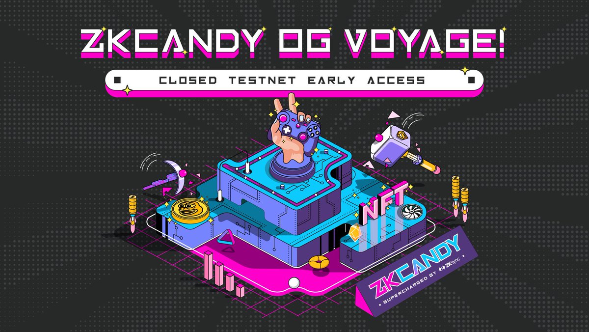 ZKcandy OG Voyage - Closed Testnet is LIVE 🫴🟣

Join ZKcandy's 2-week testing phase. The first 500 early adopters will receive ZKcandy OG Pass NFTs!

Join here 👇
> link.zkcandy.io/ogvoyage_part1