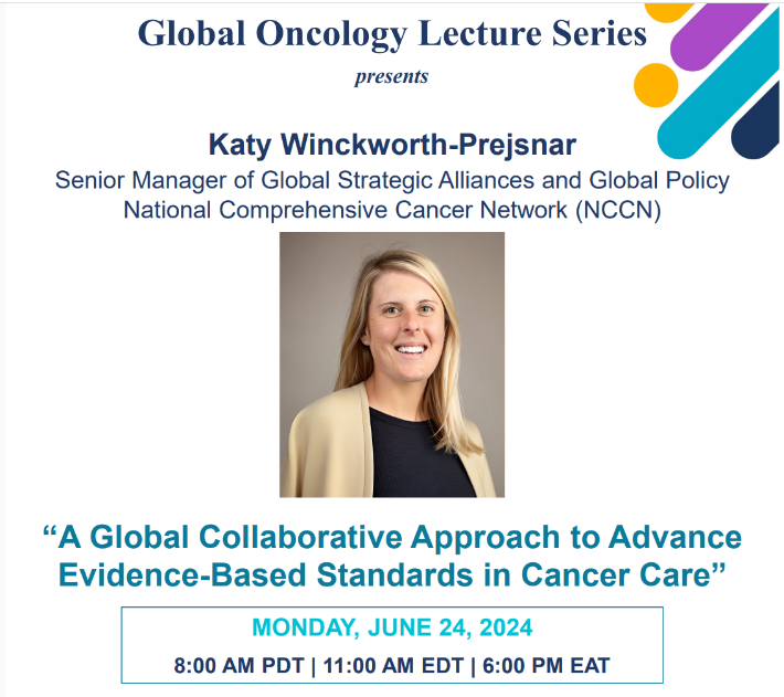 Global Oncology at Fred Hutch (@fredhutchgo) on Twitter photo Join us TODAY at 8 AM PDT for our next #globaloncology seminar! Katy Winckworth-Prejsnar will discuss, "A Global Collaborative Approach to Advance Evidence-Based Standards in Cancer Care." Zoom registration: bit.ly/4c19K5l Details below 👇 <a href="/fredhutch/">Fred Hutch Cancer Center</a> Join us TODAY at 8 AM PDT for our next #globaloncology seminar! Katy Winckworth-Prejsnar will discuss, "A Global Collaborative Approach to Advance Evidence-Based Standards in Cancer Care." Zoom registration: bit.ly/4c19K5l Details below 👇 <a href="/fredhutch/">Fred Hutch Cancer Center</a>