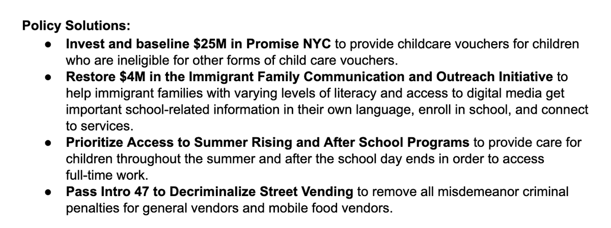 thenyic's tweet photo. 🚨 Survey Shows Immigrant Candy Sellers Lack Childcare; City Must Fund Promise NYC at $25M

"Help us reshape fears into frontiers of opportunity for every child, every family, and every newcomer who dreams of a better tomorrow" @MonicaSibri Algún Día

🔗 https://t.co/ljTV48Z9Ye https://t.co/DXWNeiJR6p