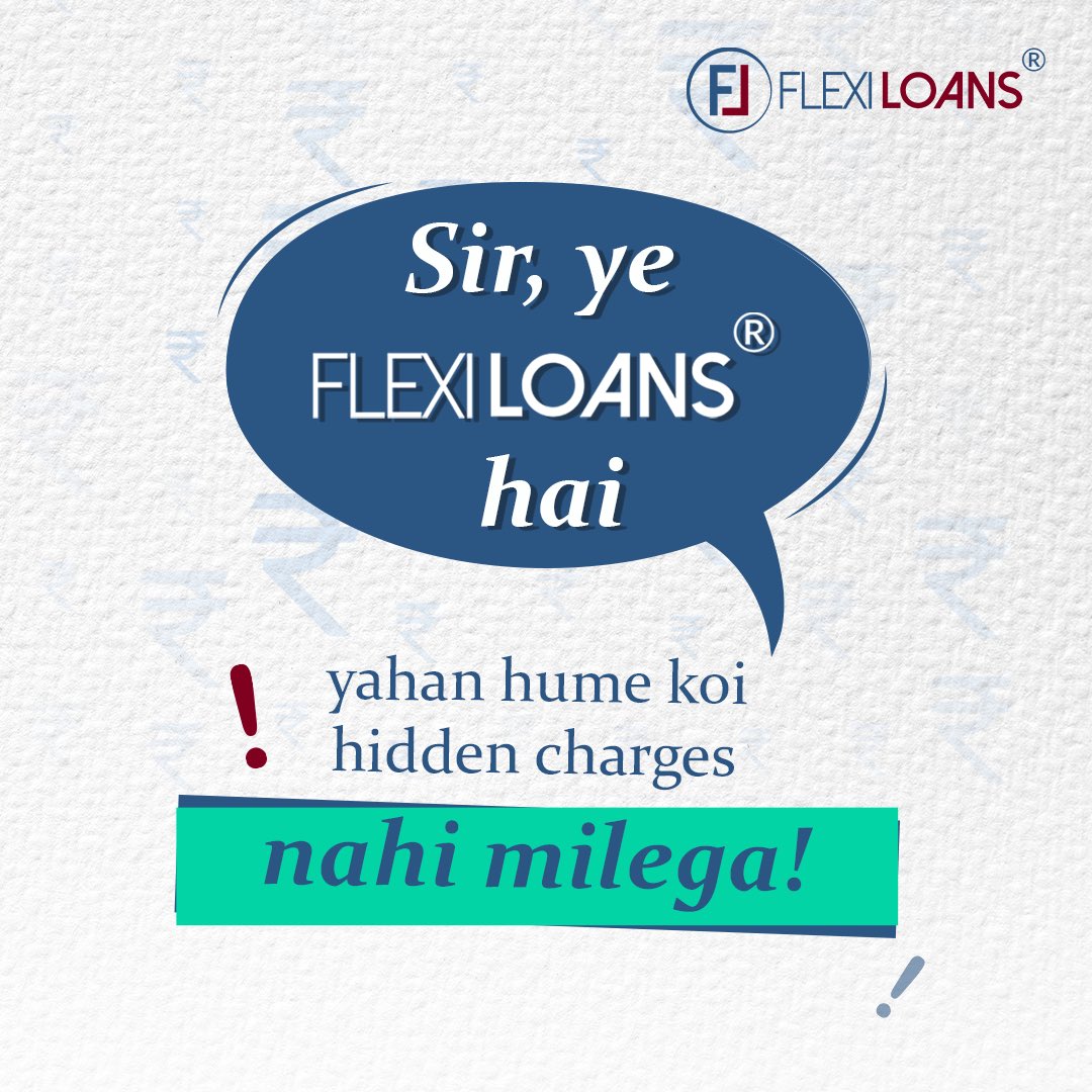 flexiloansin's tweet image. Tarakki milegi. Hidden charges nahi. 😎

You deserve transparency &amp;amp; we’ve got- Nothing to hide!

#FlexiLoans #BusinessLoans #SmallBusiness #NoHiddenCharges #Transperancy #DesiBusiness #explore #fyp