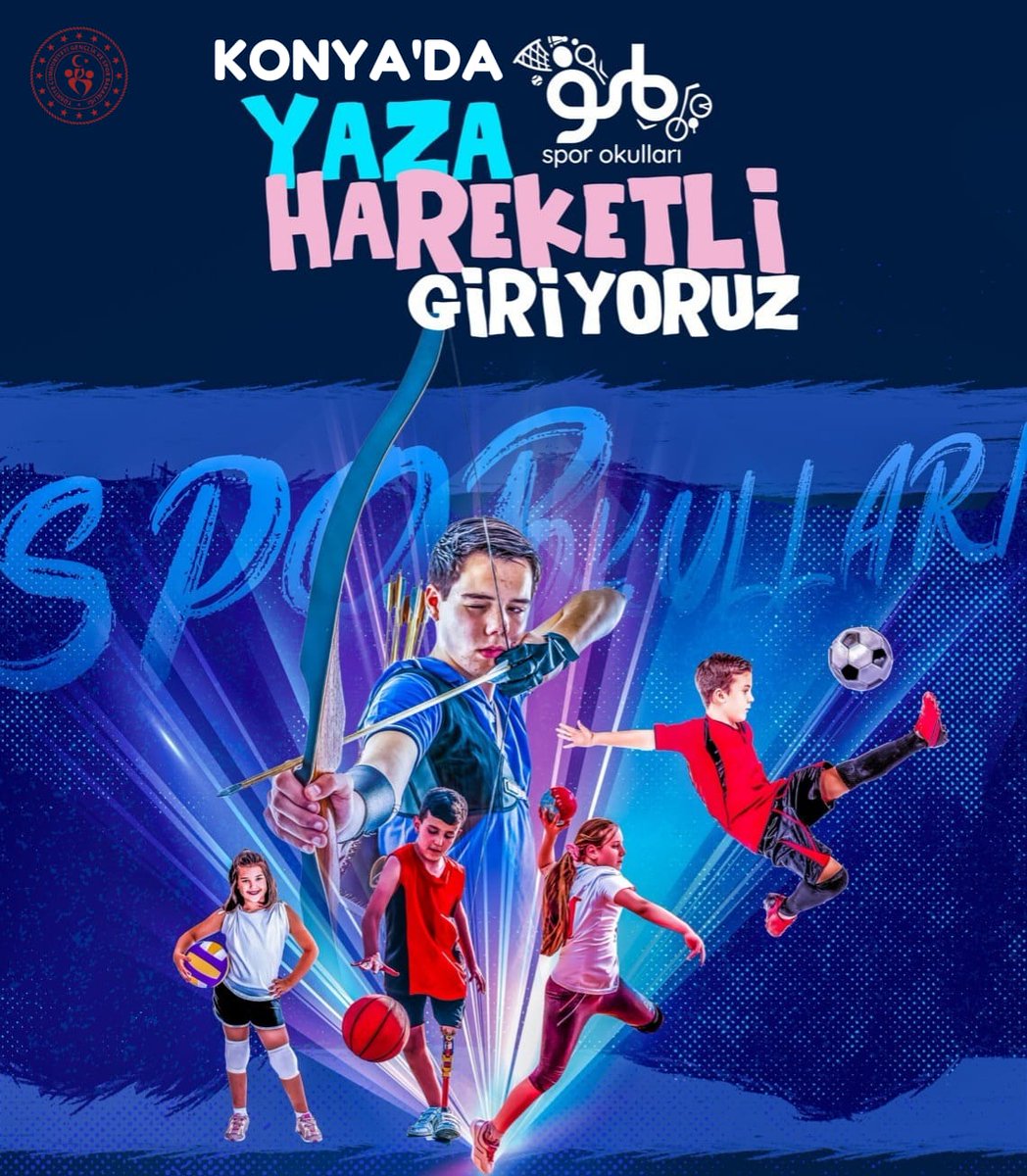 🌞Yaza Hareketli Giriyoruz!

📢 GSB Spor Okulları ve GSB Engelsiz Spor Okulları Açılış Törenine Hepiniz Davetlisiniz.

📆 27 Haziran 2024 Perşembe
⏰ 10.00
📍Karatay Spor ve Kongre Merkezi
<a href="/OA_BAK/">Dr. Osman Aşkın Bak</a> <a href="/gencliksporbak/">Gençlik ve Spor Bakanlığı 🇹🇷</a>
