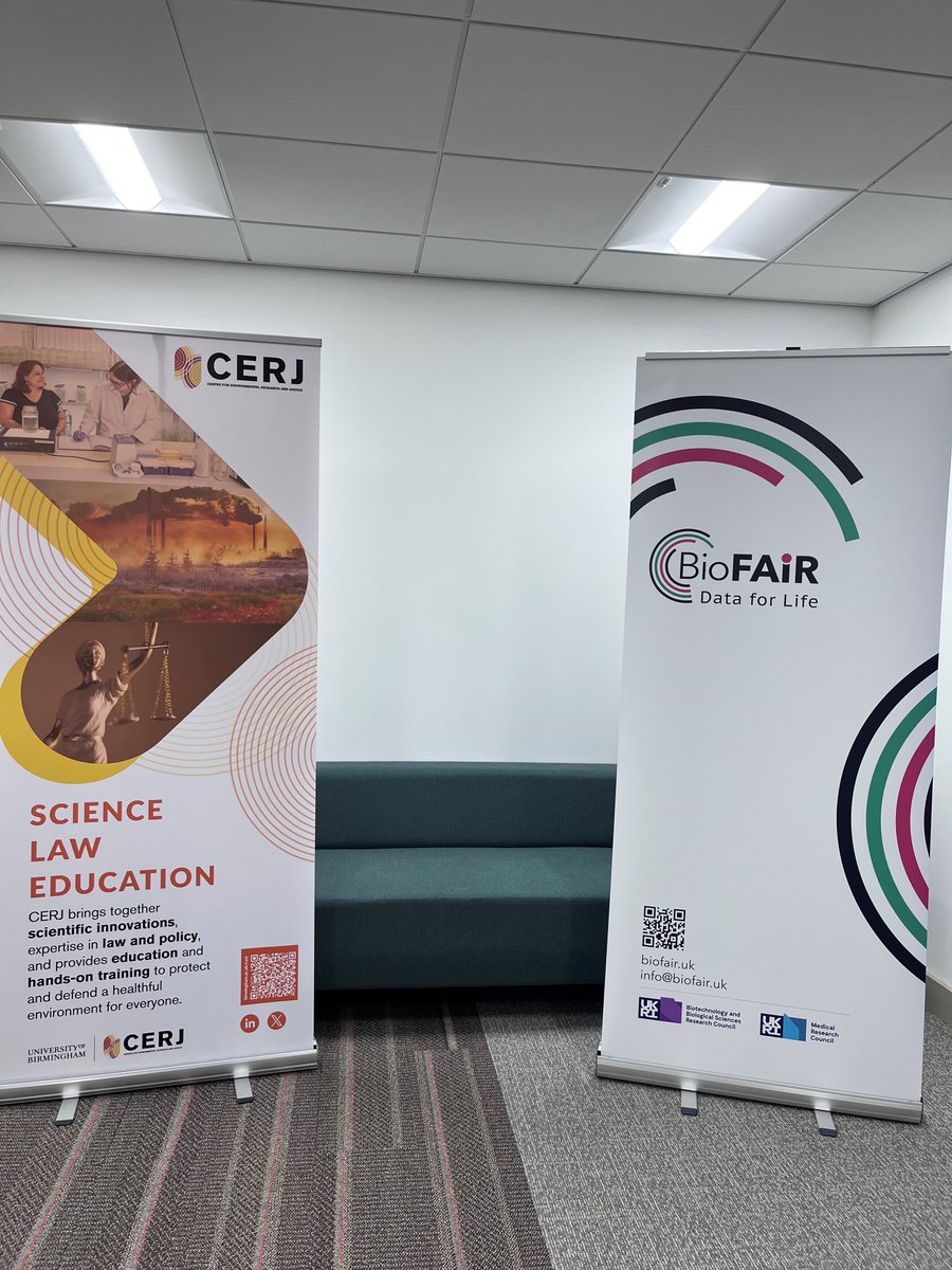 BioFAIRUK's tweet image. We are @unibirmingham thank you to those who have come to meet and join the discussions including: @uniofleicester and @uniofwarwick. thank you also to @CERJ_UoB for hosting us today!
#FAIRdata #DataSharing #DigitalResearchInfrastructure